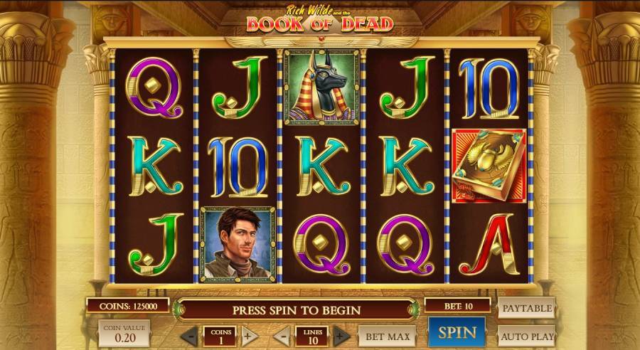 Book of Dead Most Popular Online Casino Games by Playn GO